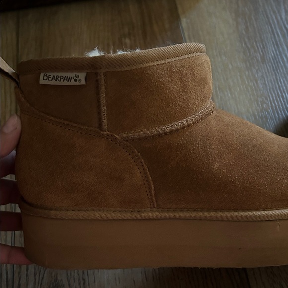 Brown Suede Ankle Boots - Picture 2 of 6